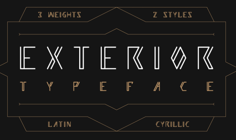 EXTERIOR Typeface